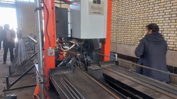 افتتاح نخستین کارخانه خرپای تیرچه صنعتی در شهرک صنعتی یاسوج3